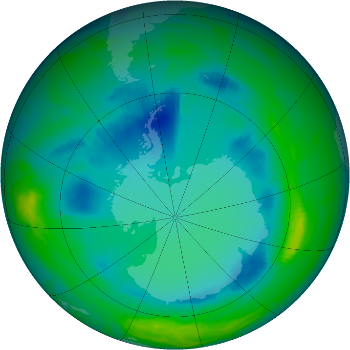 Ozone Map 1996-08-01